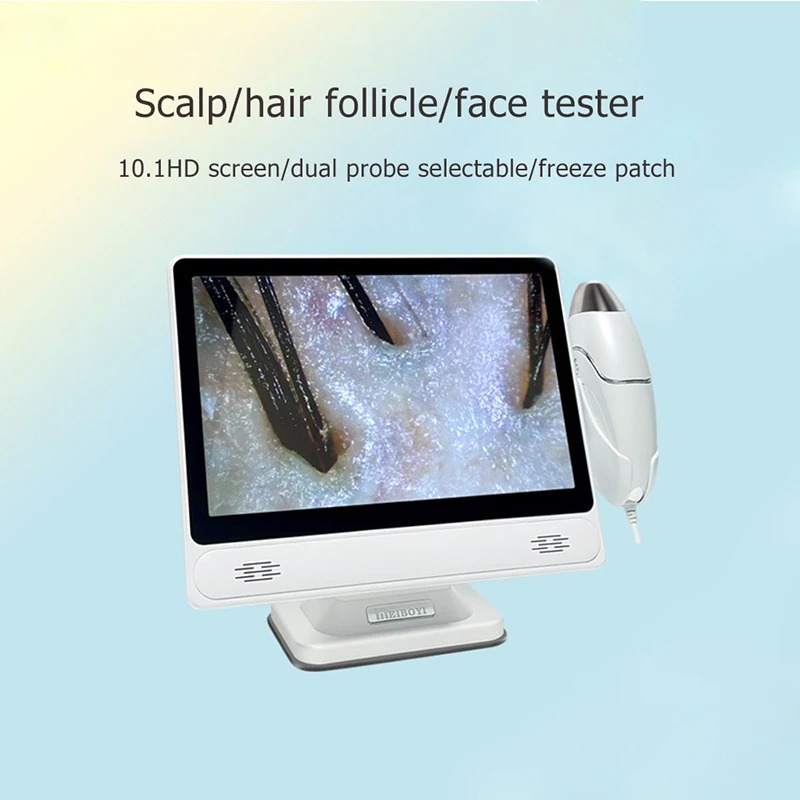 Skin Moisture Analyzer Digital Detector - Analizzatore Professionale del Cuoio Capelluto con