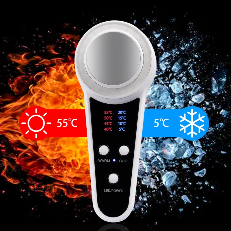 Cold Warm Hammer Facial Machine - Nuovo massaggiatore a compressione Hot Cold