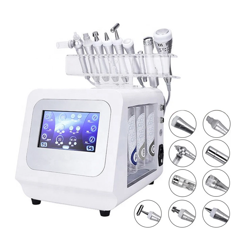 Hydra Dermabrasion Aqua Peel Machine - Macchina portatile 9 in 1 per