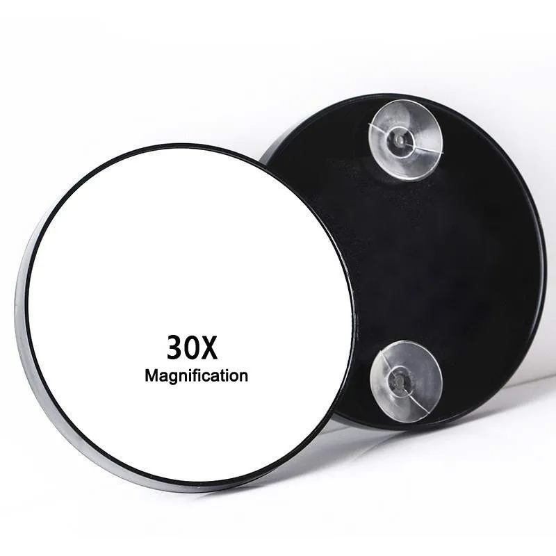 Blackhead Remover Vacuum Suction - Specchio Ingranditore 30x con Ventosa, Strumento