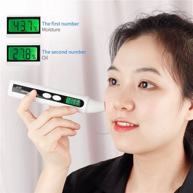 Skin Moisture Analyzer Digital Detector - A005-3X Rilevatore Digitale Portatile per la