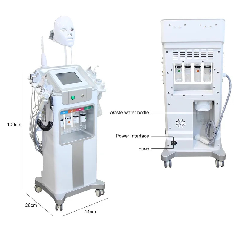 Hydra Dermabrasion Aqua Peel Machine - Macchina per Idrodermoabrasione 10/12 in 1