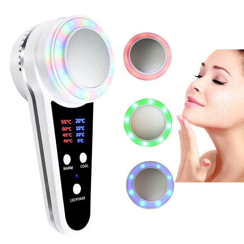Cold Warm Hammer Facial Machine - Crioterapia Dispositivo per la cura del