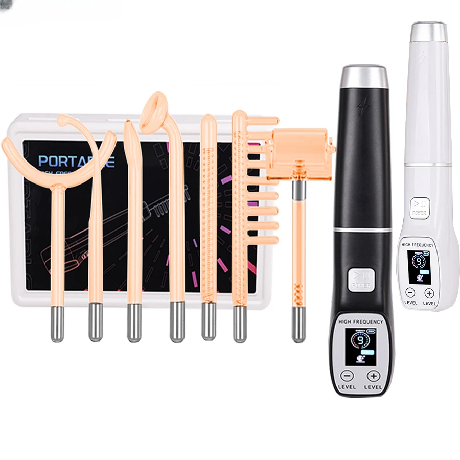 High Frequency Wand Facial Machine Neon - Attrezzatura massaggiatore facciale ad alta frequenza