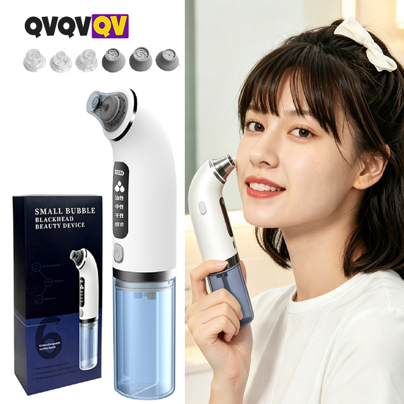 Blackhead Remover Vacuum Suction - Aspiratore per Punti Neri con 4