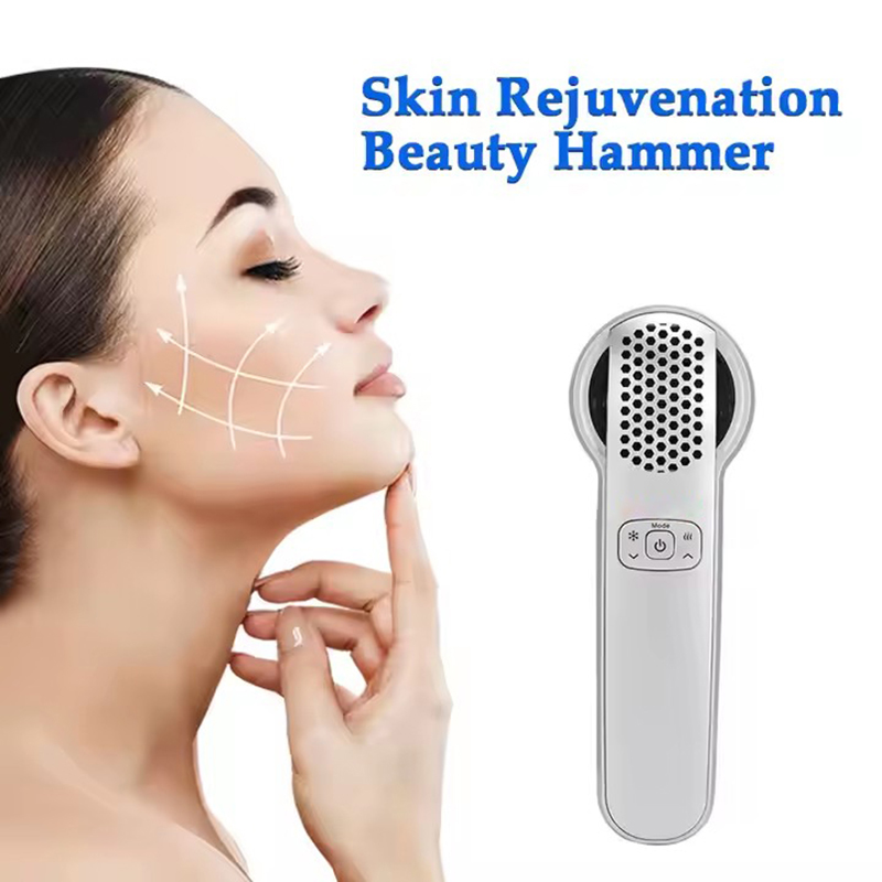 Cold Warm Hammer Facial Machine - Hot Cold Hammer Home Massaggiatore facciale