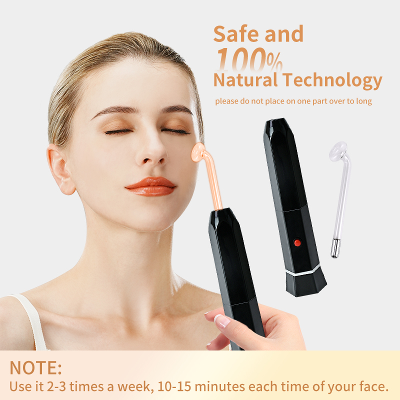 High Frequency Wand Facial Machine Neon - Darsonval Terapia della pelle portatile ad