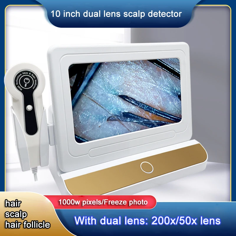 Skin Moisture Analyzer Digital Detector - 2025 HD Analizzatore digitale della pelle