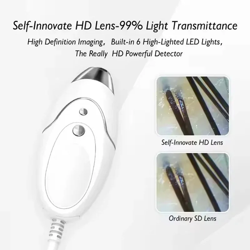 Skin Moisture Analyzer Digital Detector - Analizzatore Professionale Digitale HD 2026 per