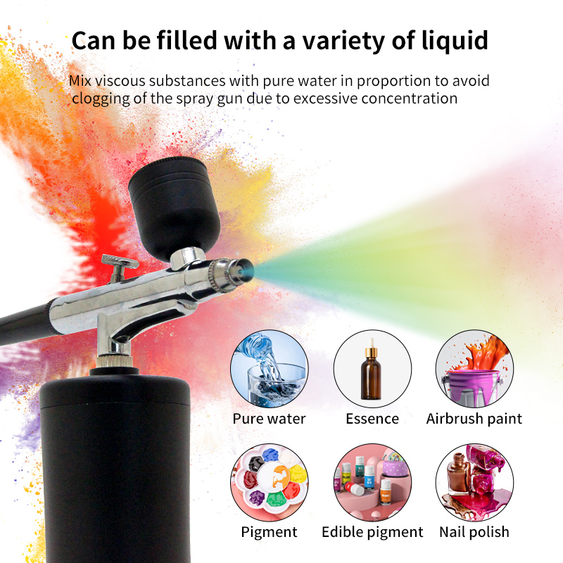 Oxygen Spray Gun Facial Injector - Nano Oxygen Injector Multi-Function Household Spray