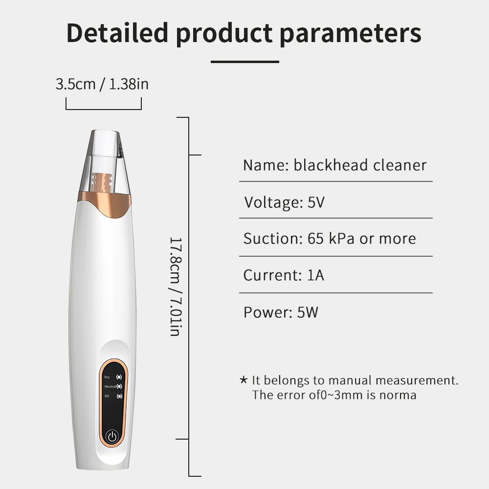 Aspirapolvere elettrico per la - Blackhead Remover Vacuum Suction recensione e prezzo