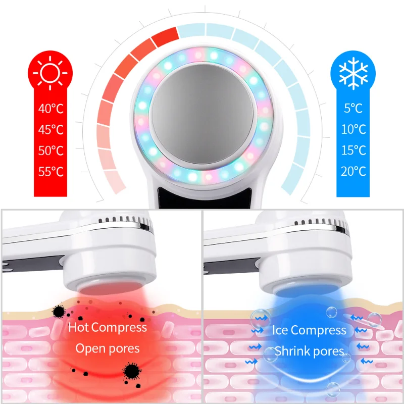 Nuovo massaggiatore a compress - Cold Warm Hammer Facial Machine recensione e prezzo