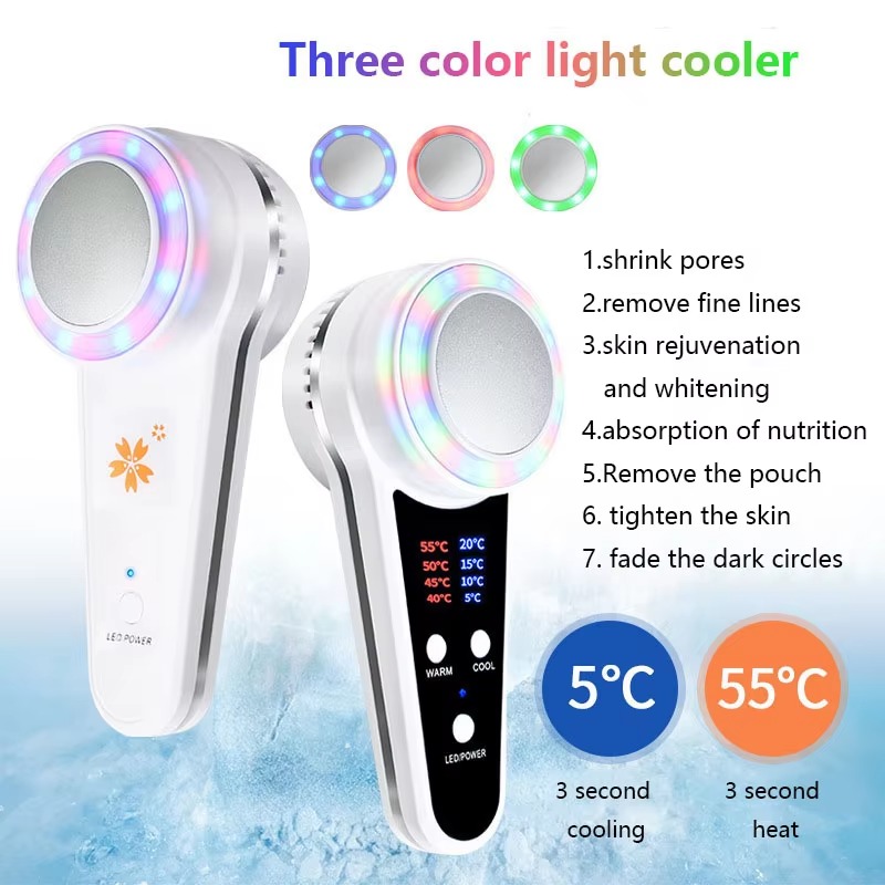 Dispositivo per la cura del vi - Cold Warm Hammer Facial Machine recensione e prezzo