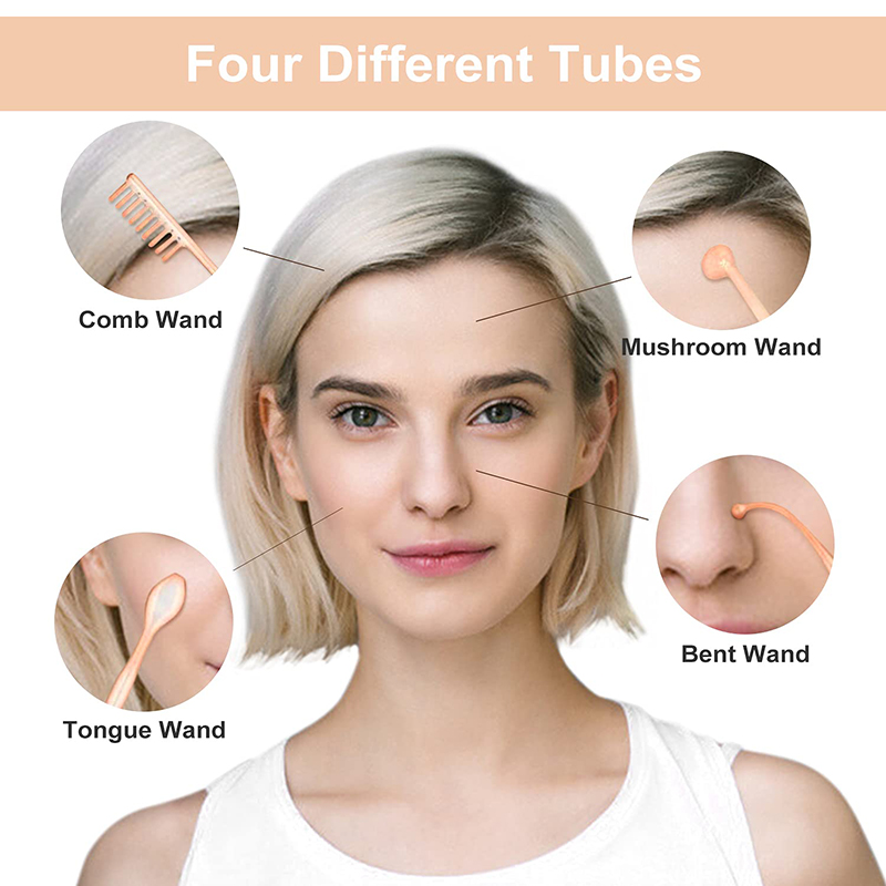 Nuovo arancione ad alta freque - High Frequency Wand Facial Machine Neon recensione e prezzo