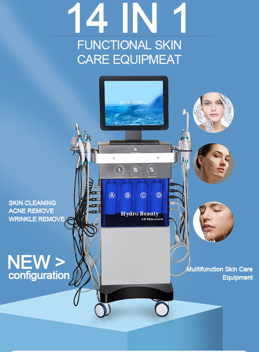 Dispositivo Facciale Multi-Der - Hydra Dermabrasion Aqua Peel Machine recensione e prezzo