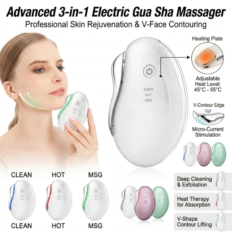 Dispositivo LED a Microcorrent - Microcurrent Face Massager Gua Sha recensione e prezzo