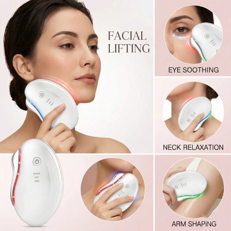 Dispositivo LED a Microcorrent - Microcurrent Face Massager Gua Sha recensione e prezzo
