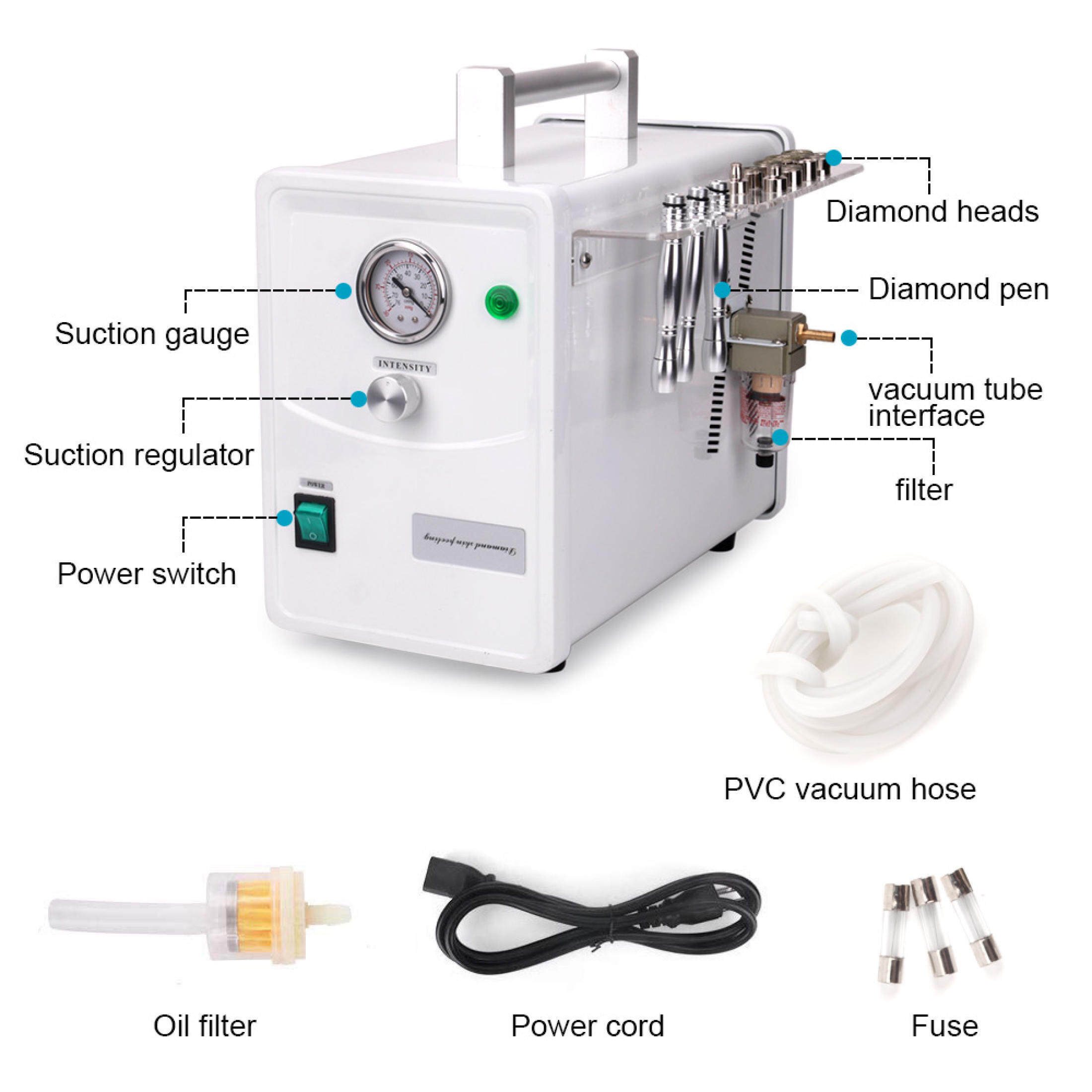Macchina Portatile per Microde - Diamond Microdermabrasion Machine 3 In 1 recensione e prezzo