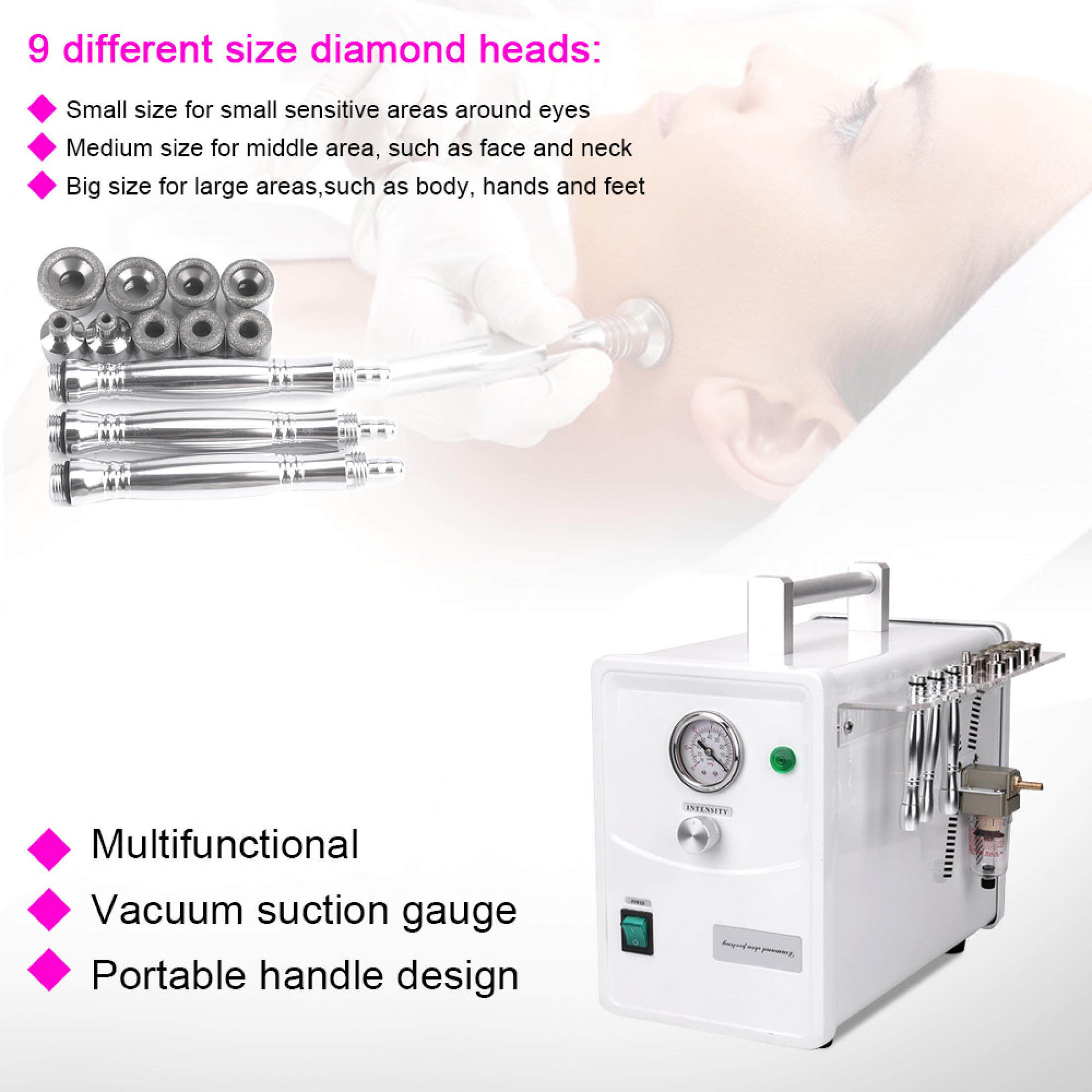Macchina Portatile per Microde - Diamond Microdermabrasion Machine 3 In 1 recensione e prezzo