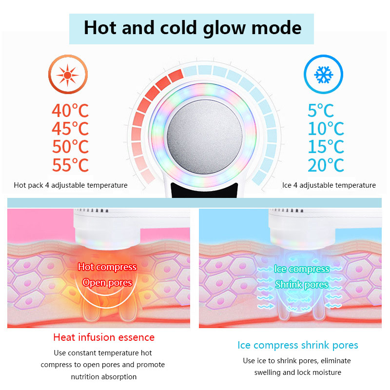Crioterapia Dispositivo per la - Cold Warm Hammer Facial Machine recensione e prezzo