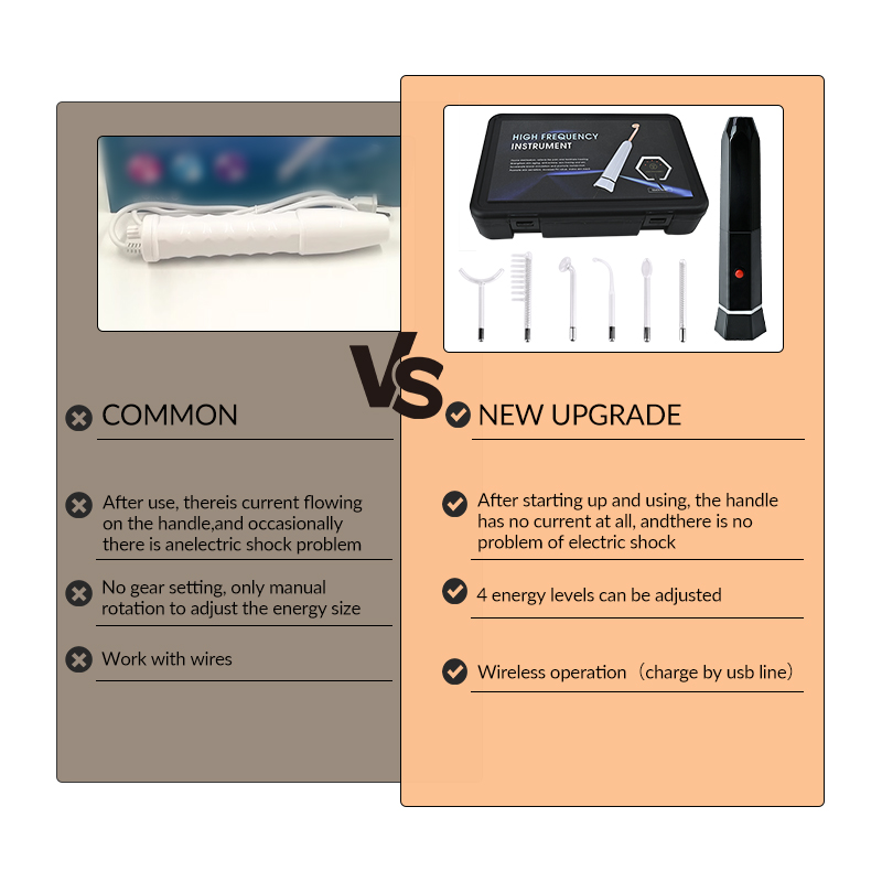 Darsonval Terapia della pelle  - High Frequency Wand Facial Machine Neon recensione e prezzo