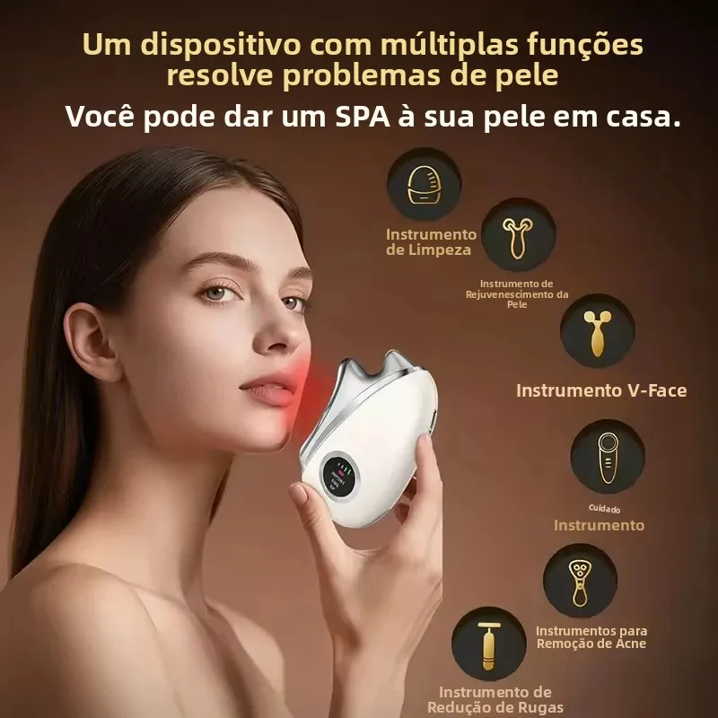 Dispositivo Elettrico Portatil - Microcurrent Face Massager Gua Sha recensione e prezzo
