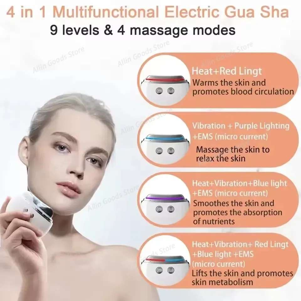 Massaggiatore Gua Sha Riscalda - Microcurrent Face Massager Gua Sha recensione e prezzo