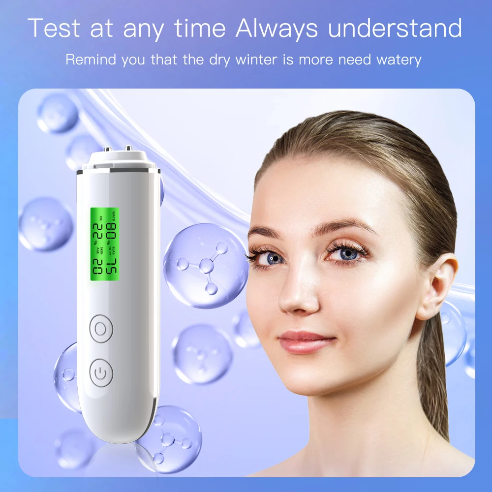 Rilevatore di analizzatori di  - Skin Moisture Analyzer Digital Detector recensione e prezzo