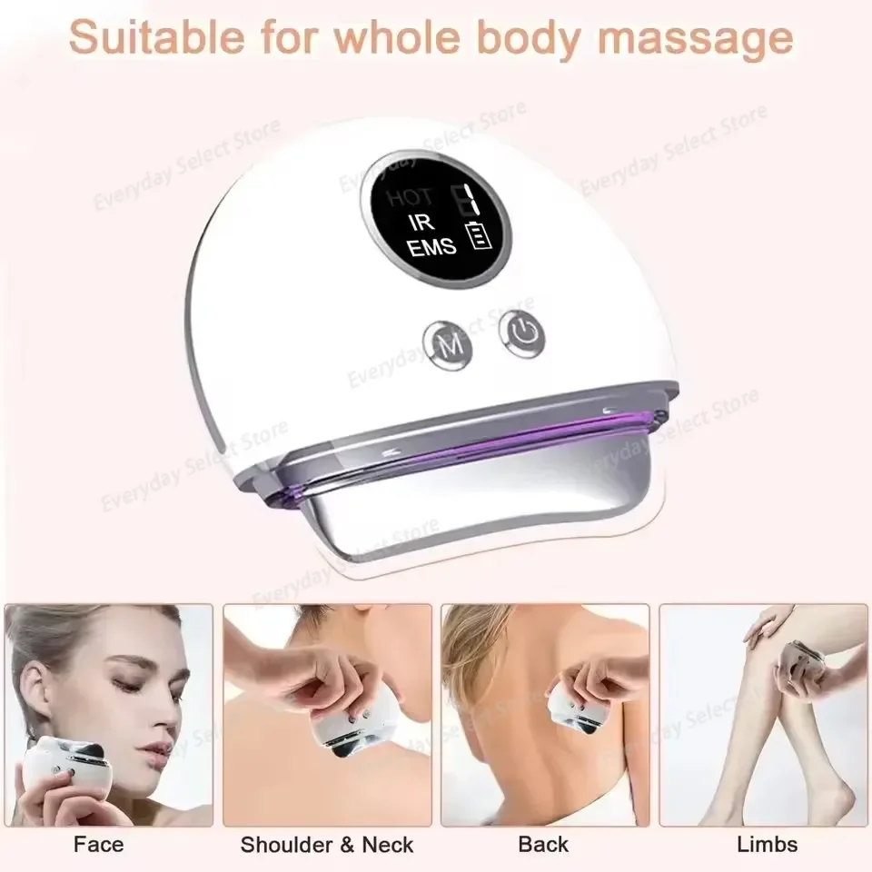 EMS Raschietto Elettrico Guash - Microcurrent Face Massager Gua Sha recensione e prezzo