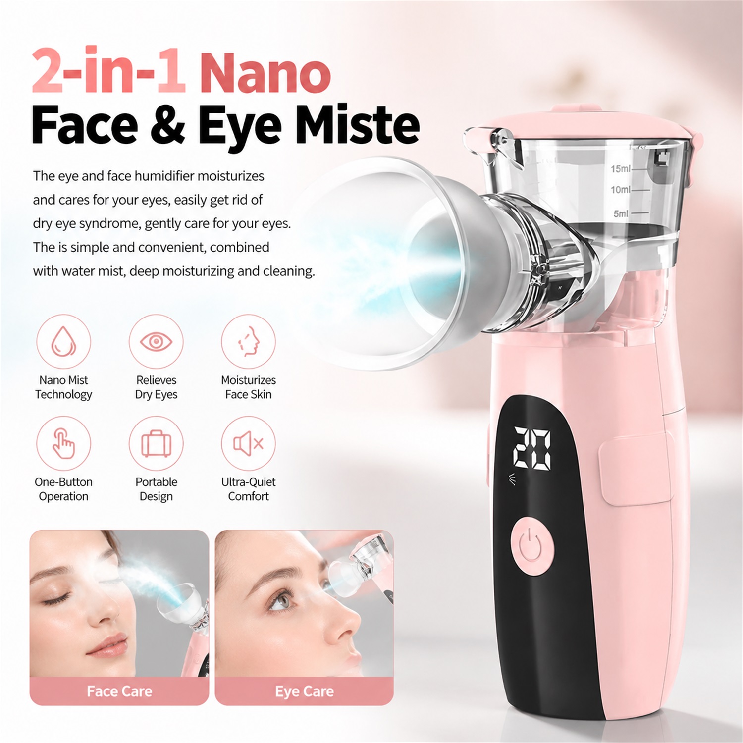 Vaporizzatore Facciale Nano Io - Facial Steamer Nano Ionic Hot Mist recensione e prezzo