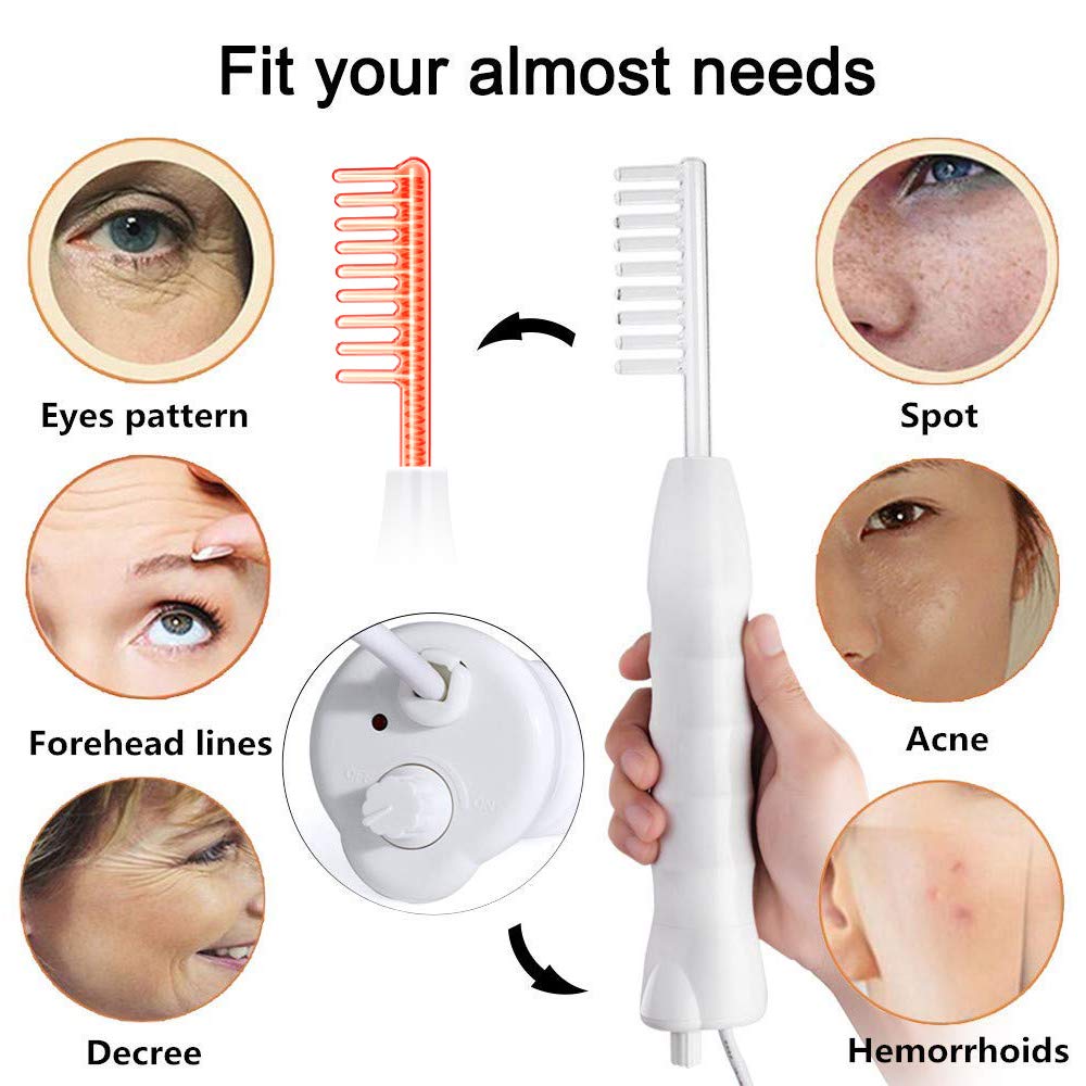 7 in 1 macchina per la cura de - High Frequency Wand Facial Machine Neon recensione e prezzo