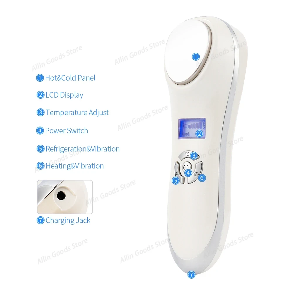 Strumento di Bellezza Caldo/Fr - Cold Warm Hammer Facial Machine recensione e prezzo