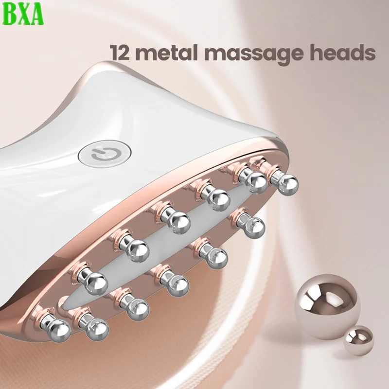 Massaggiatore Facciale EMS a M - Microcurrent Face Massager Gua Sha recensione e prezzo