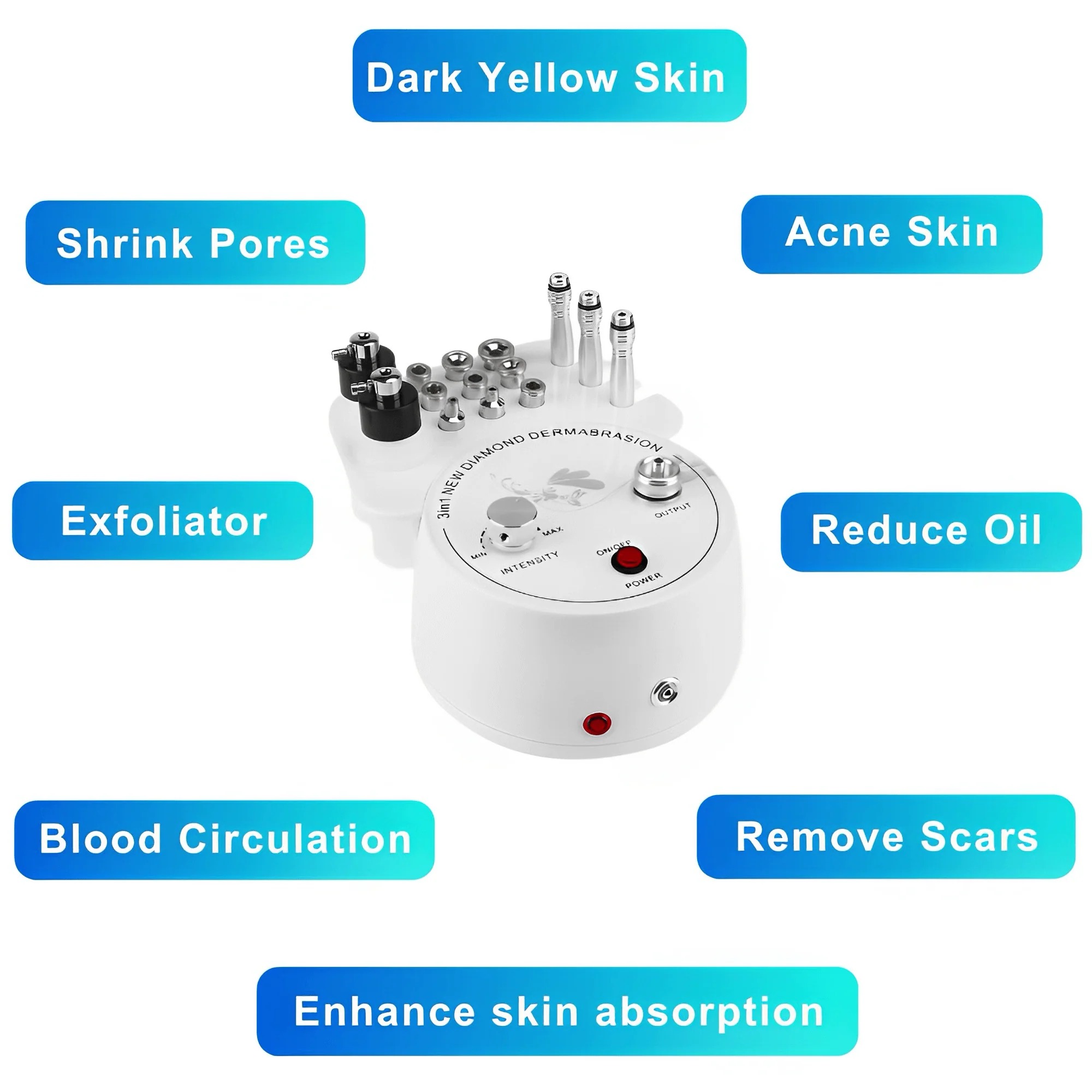Macchina per microdermoabrasio - Diamond Microdermabrasion Machine 3 In 1 recensione e prezzo