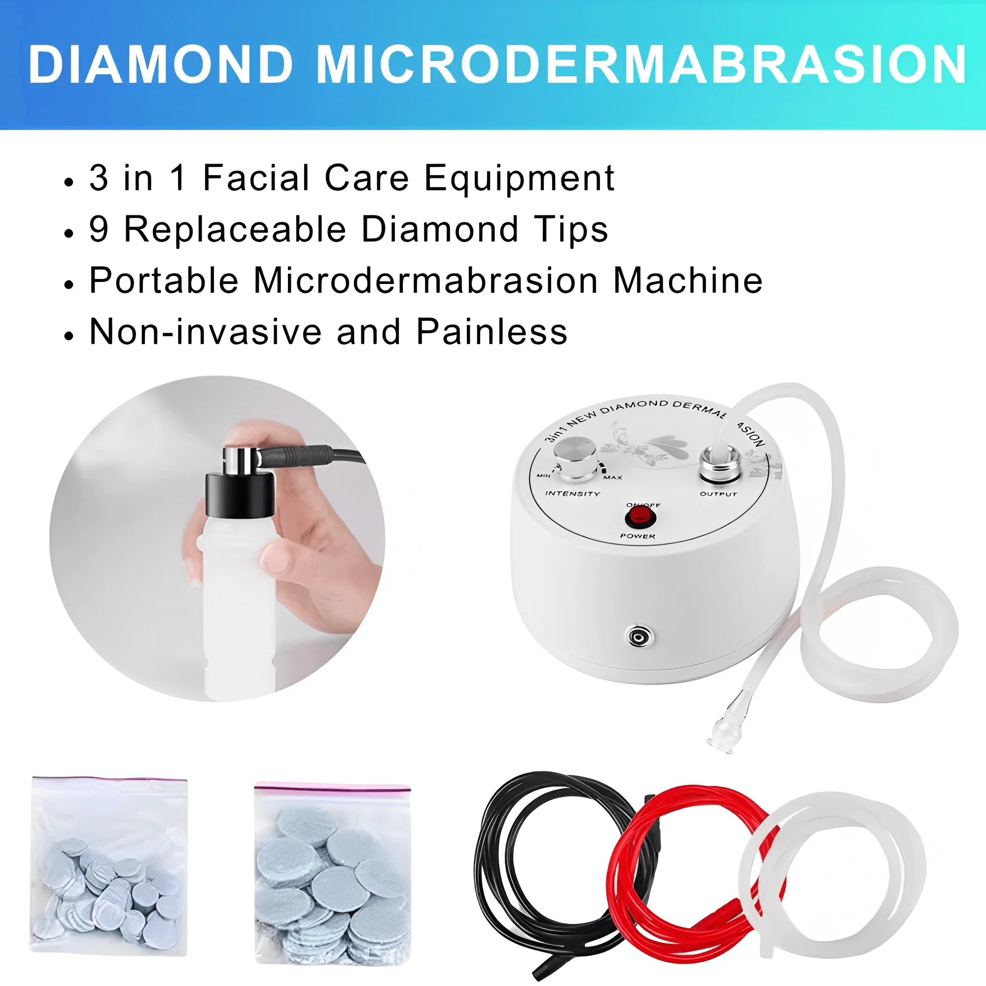 Macchina per microdermoabrasio - Diamond Microdermabrasion Machine 3 In 1 recensione e prezzo