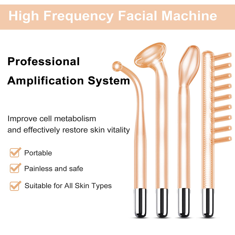 Nuovo arancione ad alta freque - High Frequency Wand Facial Machine Neon recensione e prezzo